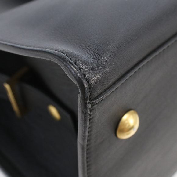 Saint Laurent Petit Cabas Y Line Handbag Leather Black - Picture 5 of 11